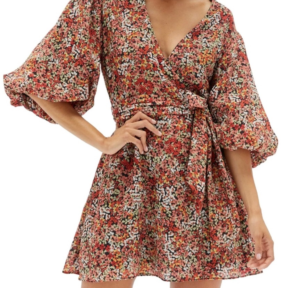 MINKPINK floral spring dress L